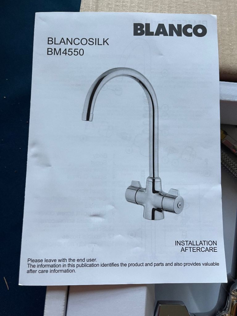 Blanco swan neck kitchen tap (new)