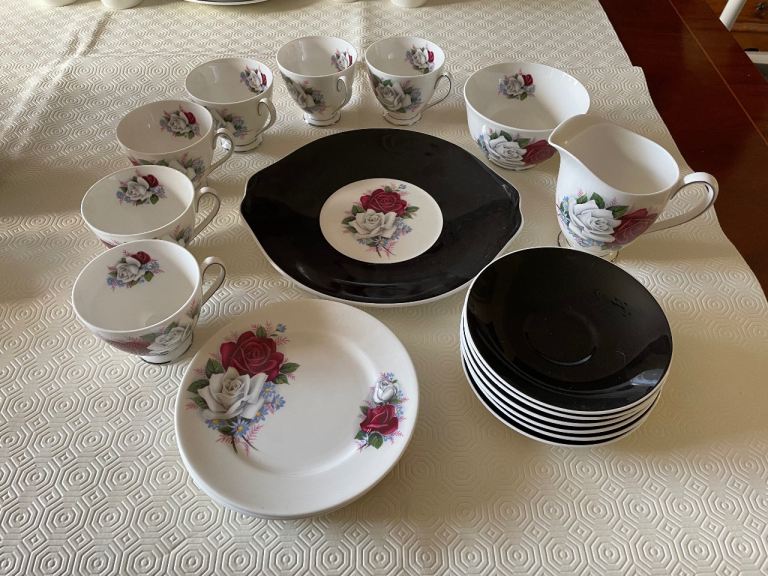 Queen Anne Fine Bone China Afternoon Tea Set in 