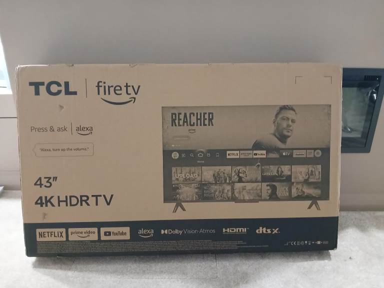 TCL Fire TV 43" 4K HDRTV - Brand New in Box