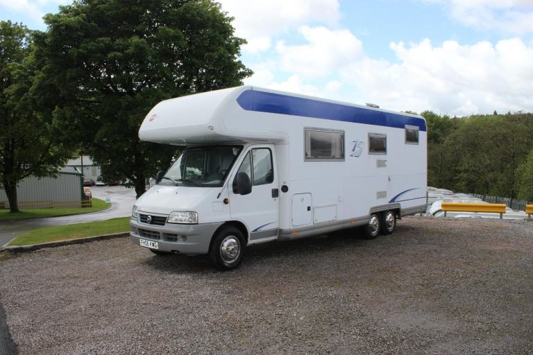 2006 "06" Plate Burstner Argos 747-2 LHD 6 Berth Motorhome, Fixed Bed & Garage