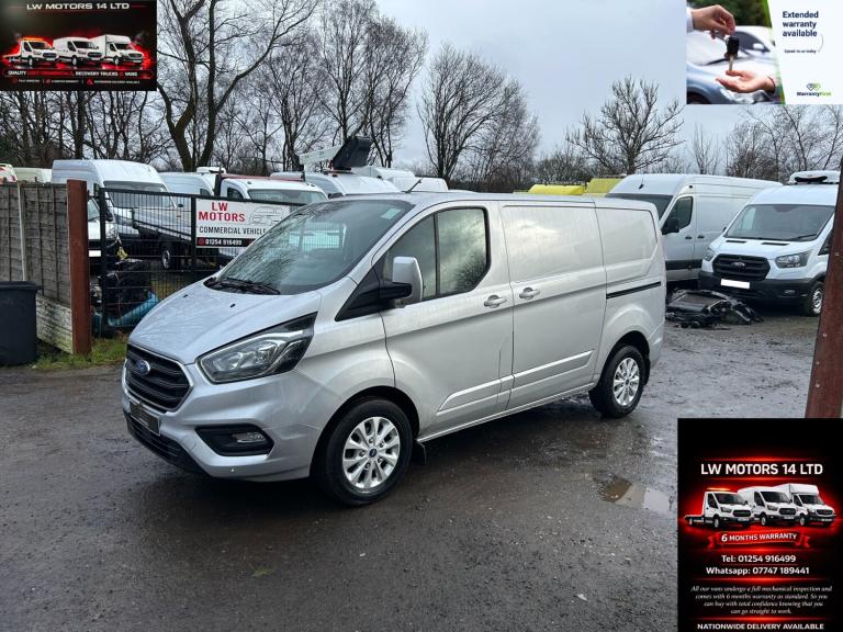 FORD TRANSIT CUSTOM 130 BHP L1H1 SWB LIMITED 2023 72 REG