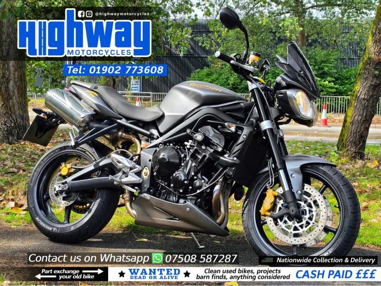 2008 Triumph Street Triple 675 with Warranty & 12 Months MOT