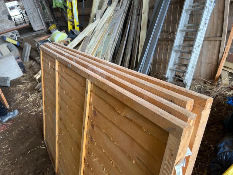 Fence panels.