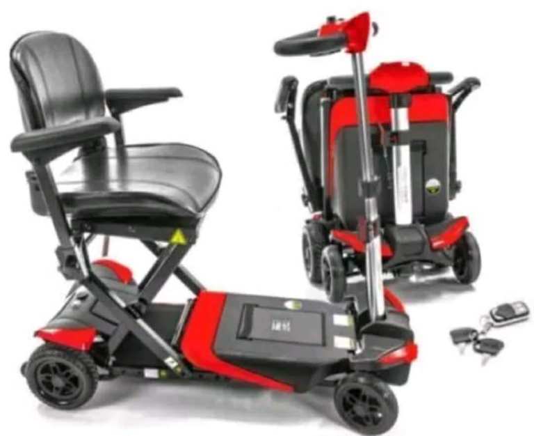 AUTO FOLD SOLAX mobility scooter can deliver 