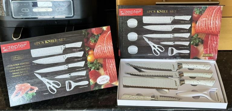 6 pcs Kitchen utensils ex Amazon white or black zepter house warm gift