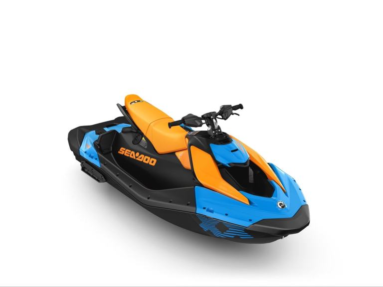 Sea-Doo Spark 3up Trixx 90 — Gulfstream Blue / Orange Crush