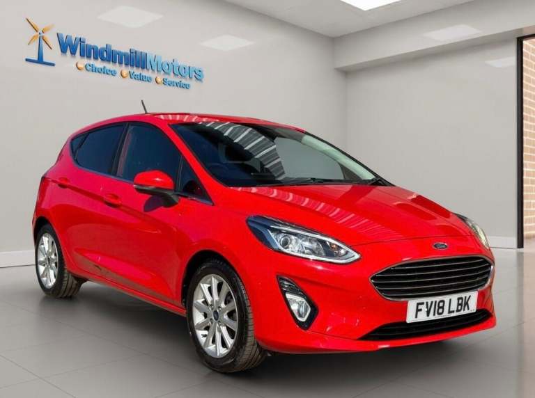 2018 Ford Fiesta 1.0T EcoBoost Titanium Euro 6 (s/s) 5dr HATCHBACK Petrol Manual
