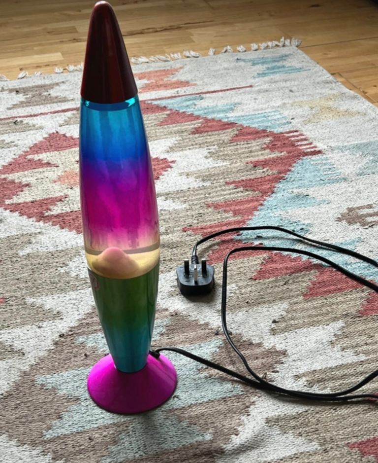 Global Gizmos Rainbow Lava Lamp