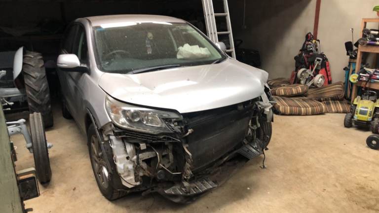 Breaking 2013 Honda crv