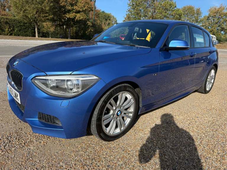 2013 BMW 1 SERIES 1.6I M SPORT AUTOMATIC BLUE FULLY LOADED CAR