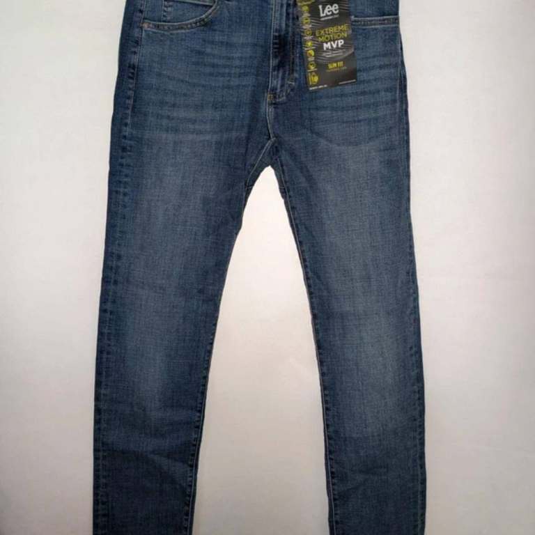 Lee Mens Slim Fit MVP Straight Leg Jeans 31W x 36L