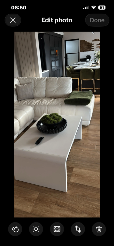 Large Leather Sofa 