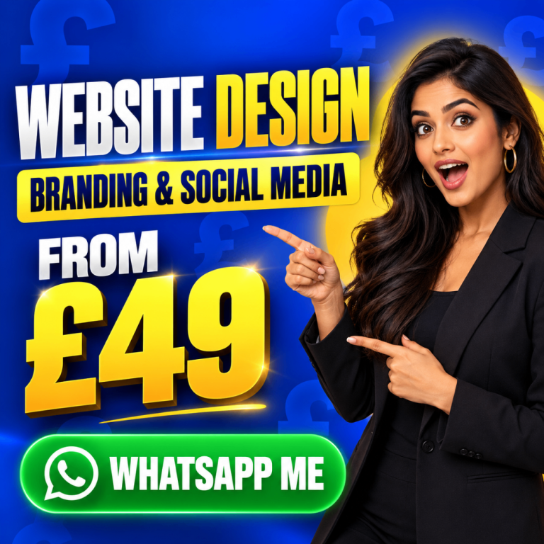 From £49 - Website Design, Branding & Social Media | Web Designer Developer SEO Ads