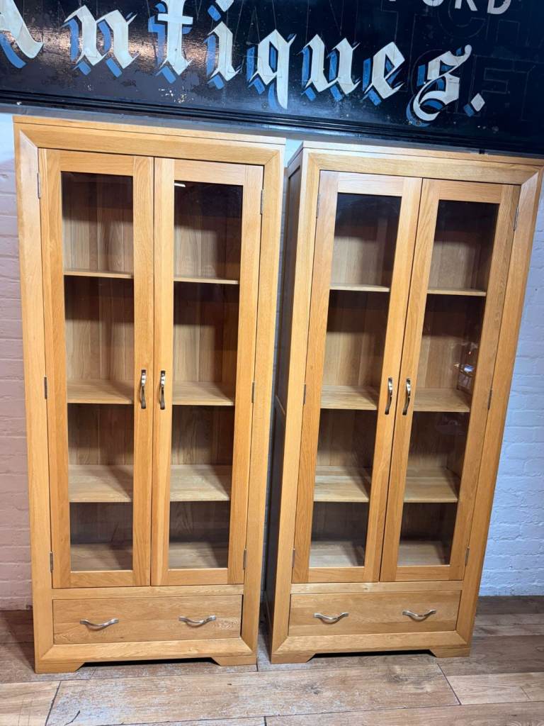 Pair of oak furnitureland dressers free local delivery 