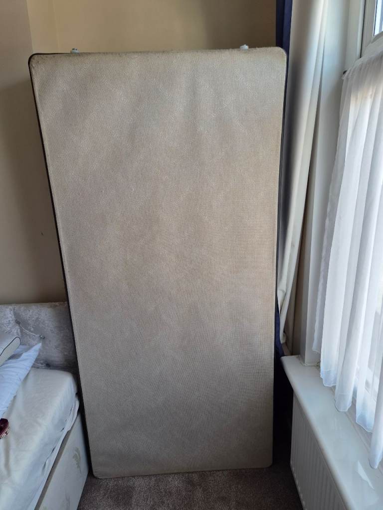 Single bed frame and headboard