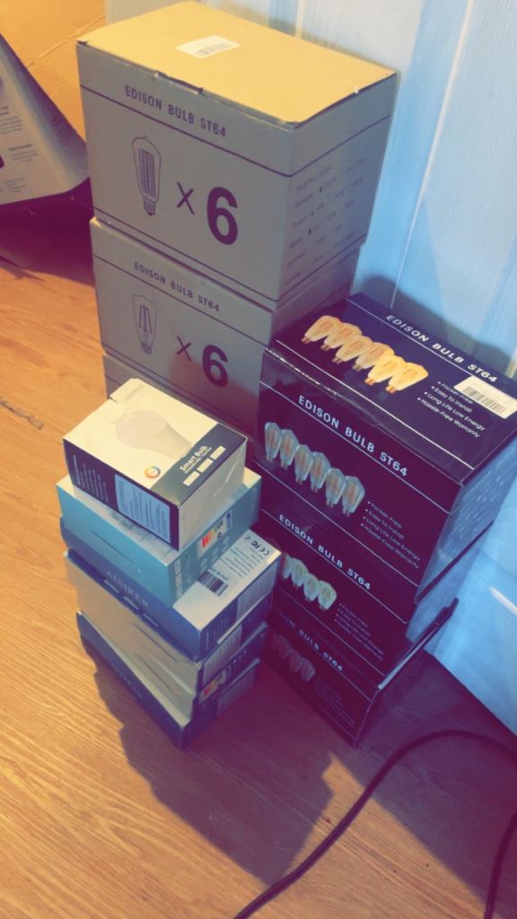 Smart Bulbs & Edison Light Bulbs (Brand New)