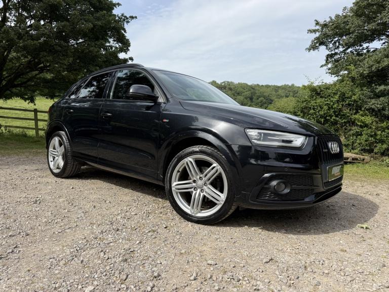 Audi Q3 2.0 TDi S-Line Quattro S-Tronic, 14 Reg, 79k, Black Leather, BOSE
