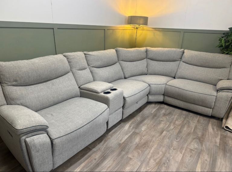DFS Electric Recliner sofa with storage, usb slots and reading lights DELIVERY AVAILABLE 