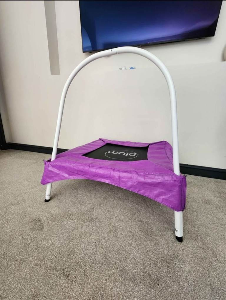 Plum purple trampoline 