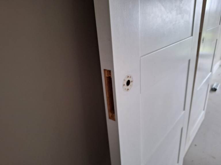 Shaker 4 Panel White Moulded FD30 Fire Door Internal