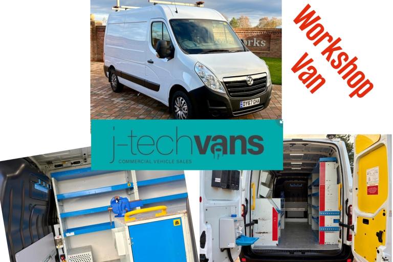 2018 Vauxhall Movano / Renault Master 2.3Cdti L2 H2 Mwb Van ***Workshop / Utility Van***  PANEL V...