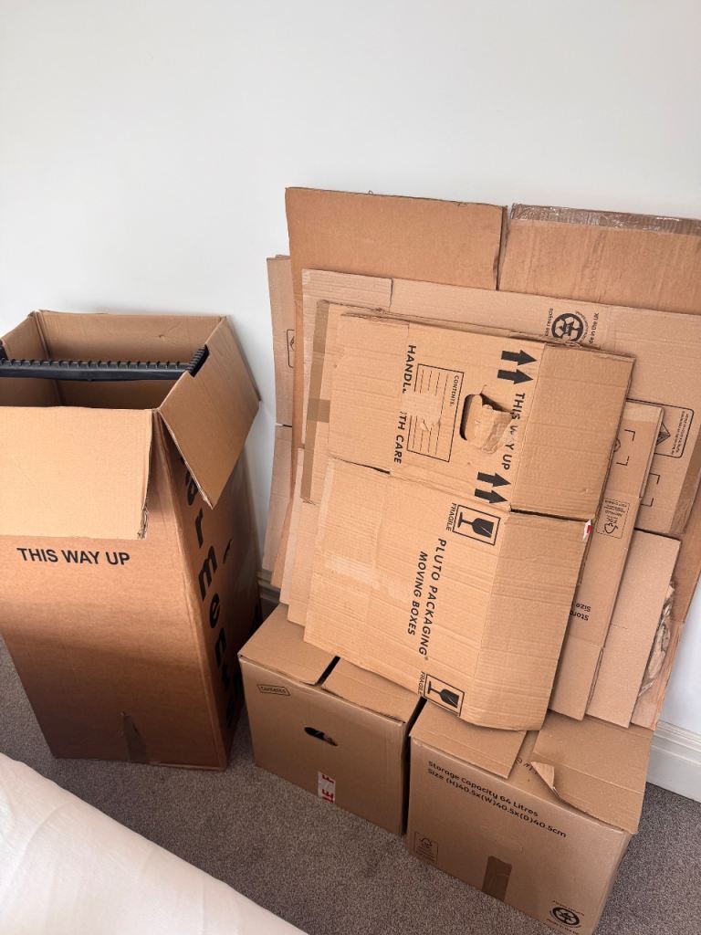 Moving Boxes - Various Sizes, used Condition