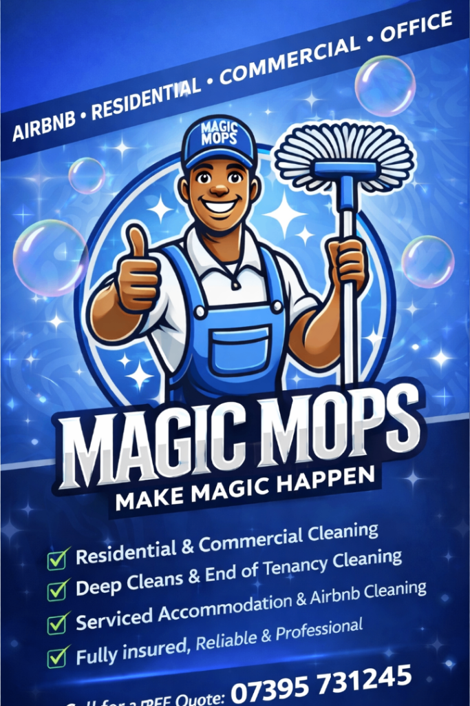 MAGIC MOPS CLEANING COMPANY/ AIRBNB / DOMESTIC / COMMERCIAL 