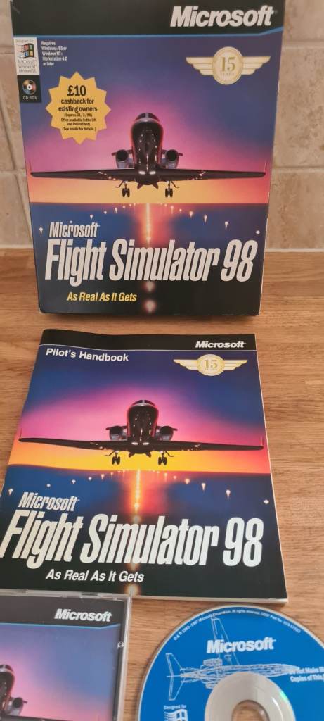 Microsoft Flight Simulator 98 PC Game - Boxed with Handbook