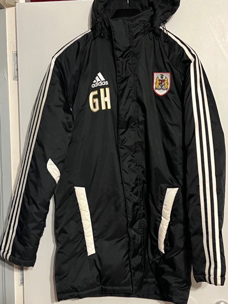 image for Bristol City 11/12 Adidas bench coat reserve/youth 