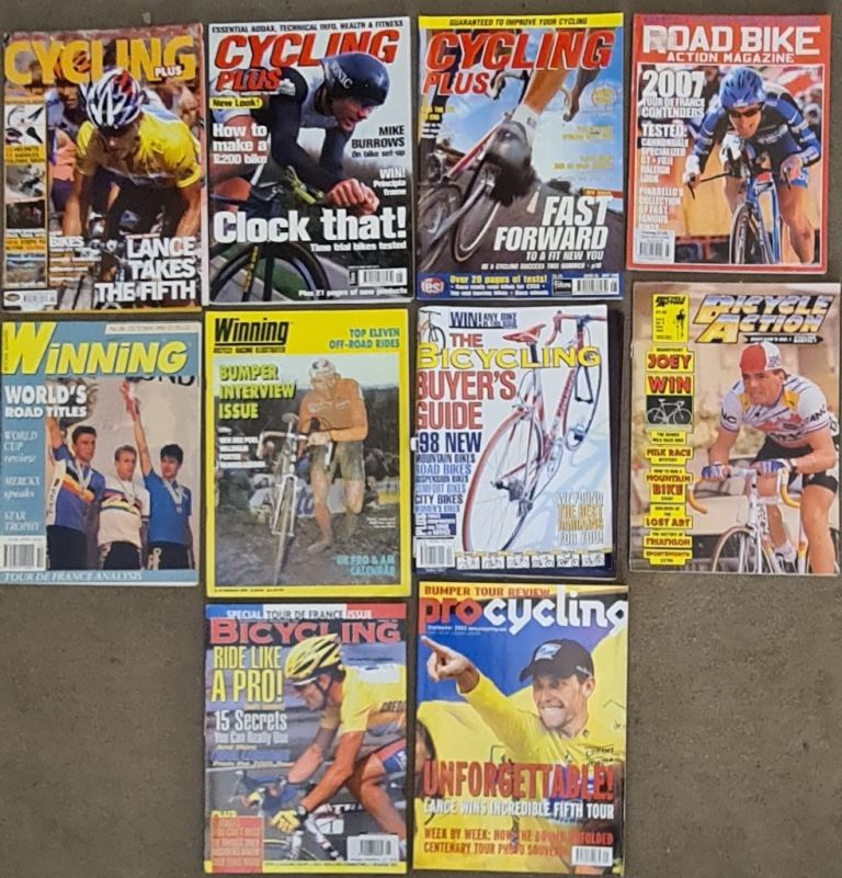 JOB LOT OF CYCLING MAGAZINES...