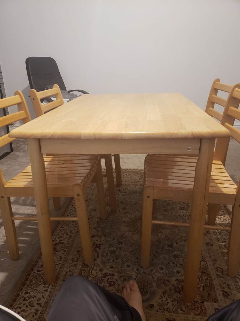 image for Table and chairs  for sale 