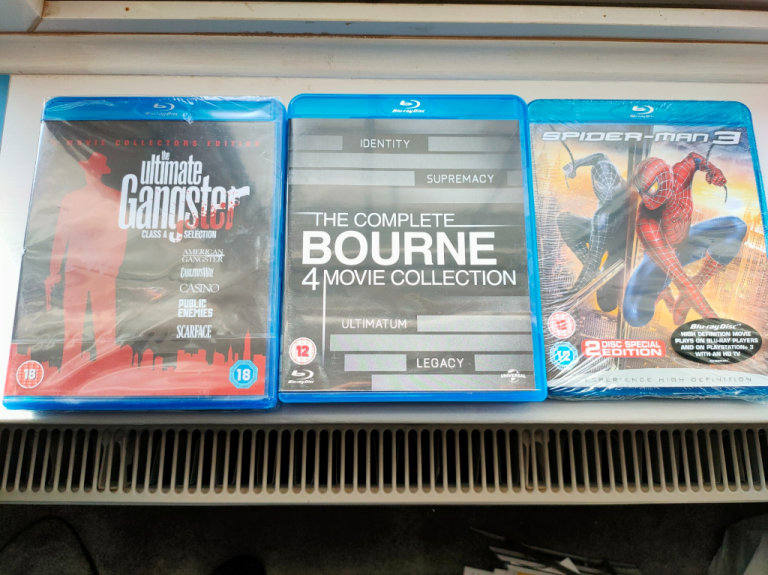 Ten new and great blue ray film collection