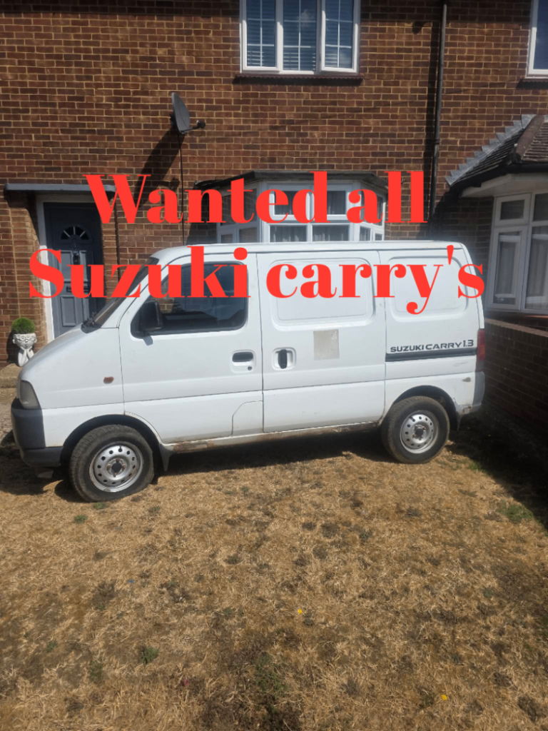 Wanted Suzuki carry vans cash waiting 
