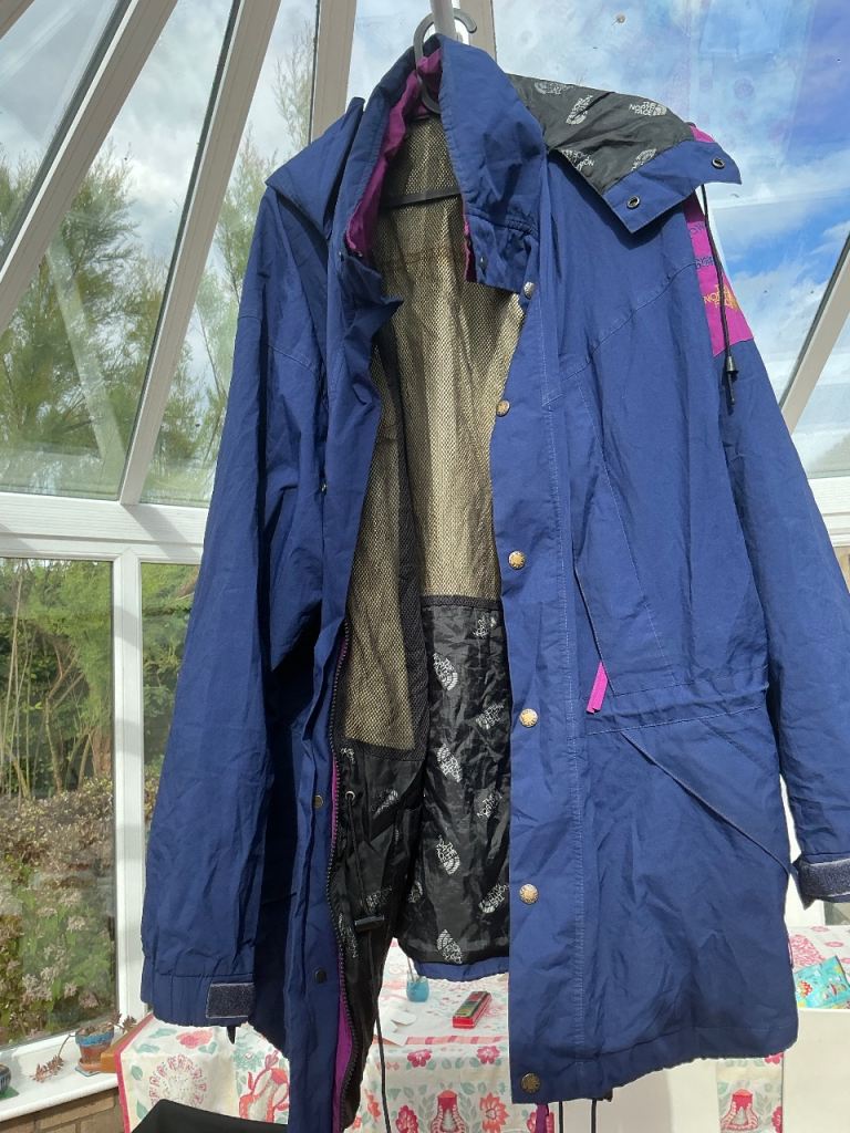 Vintage The North Face Mountain Jacket - Blue and Purple