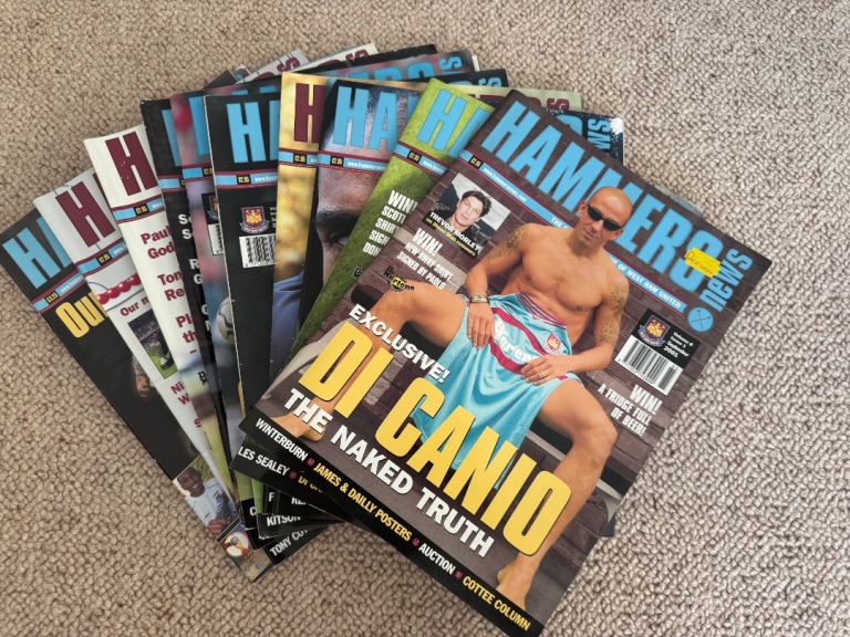 West Ham - Hammers Magazines