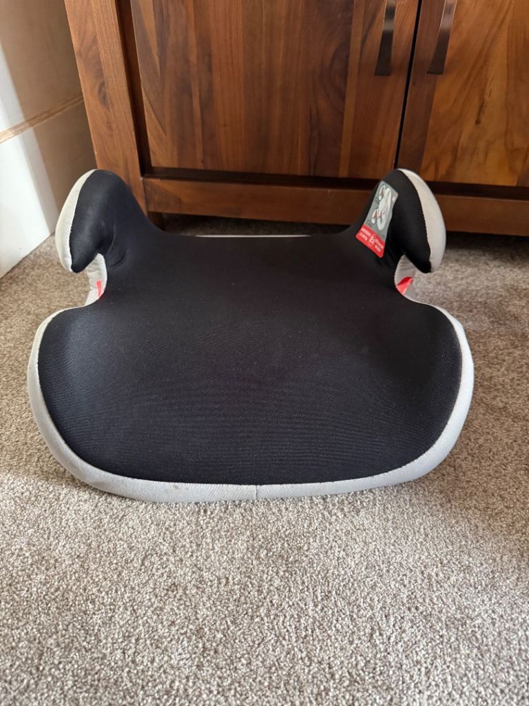 Universal Child Car Booster Seat – Black and Grey