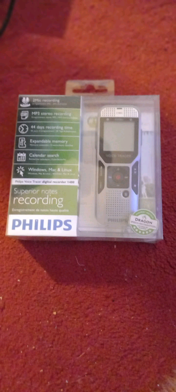 Philips voice recorder hardly used.