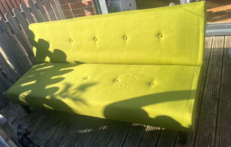 Lime green sofa bed 