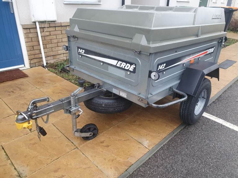 Erde 142 Trailer with lockable hard top 