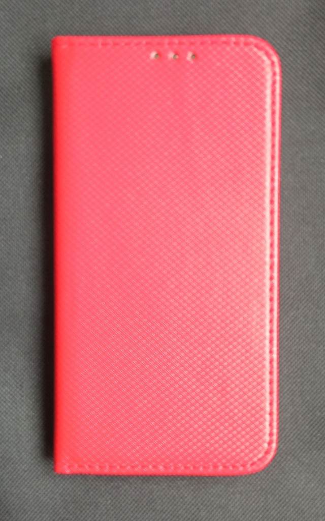 Samsung Galaxy S24 Leather Flip Wallet Cover Magnetic Card Holder Red JayM New