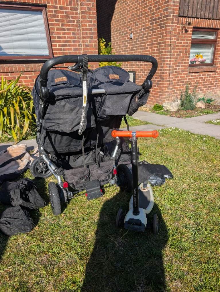 Mountain buggy double pushchair. 