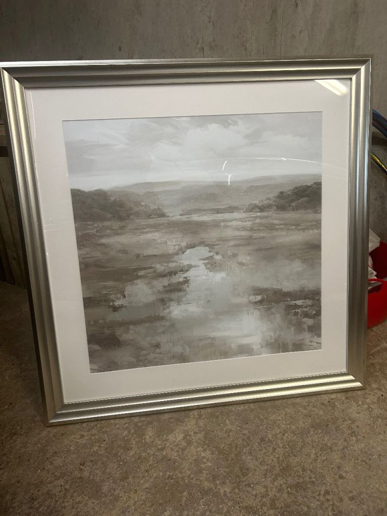 Silver Framed Landscape Picture – As Good As New