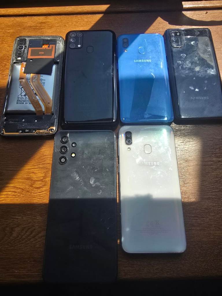 6x SAMSUNG PHONE JOBLOT VARIOUS MODELS 