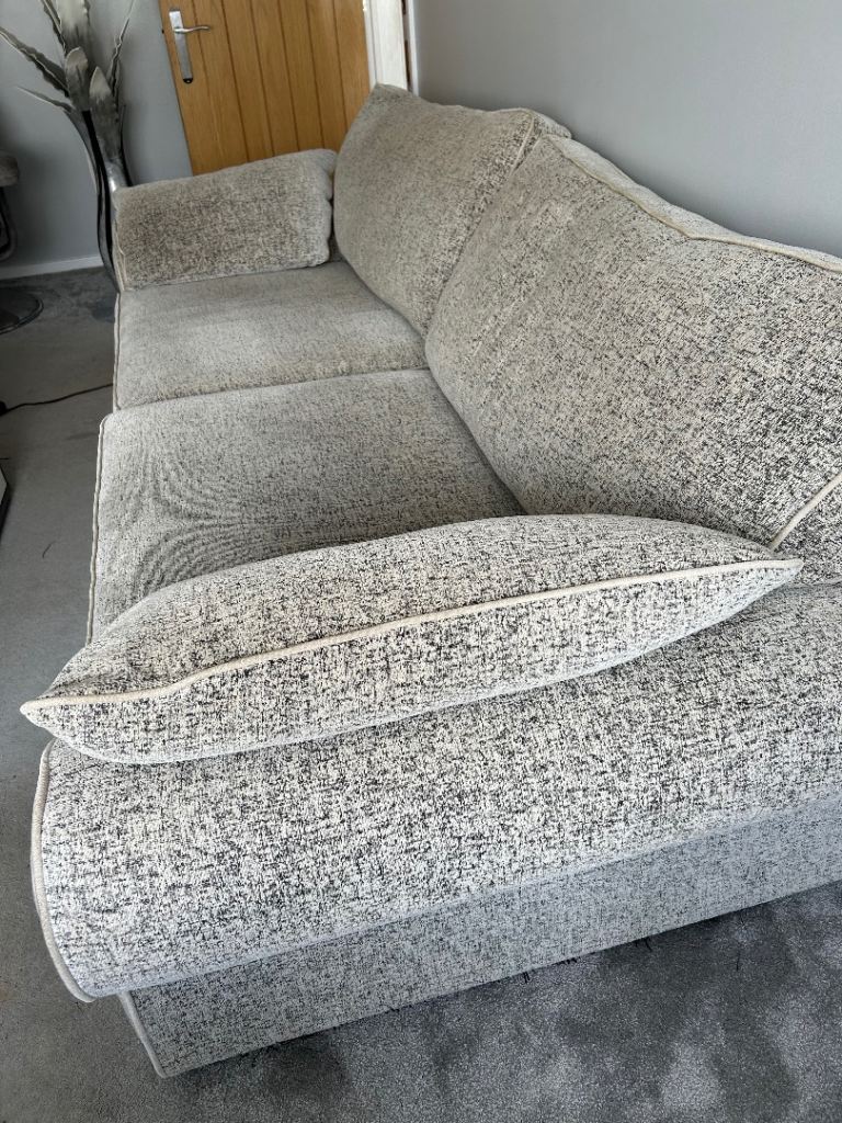 Large sofa and snuggle chair