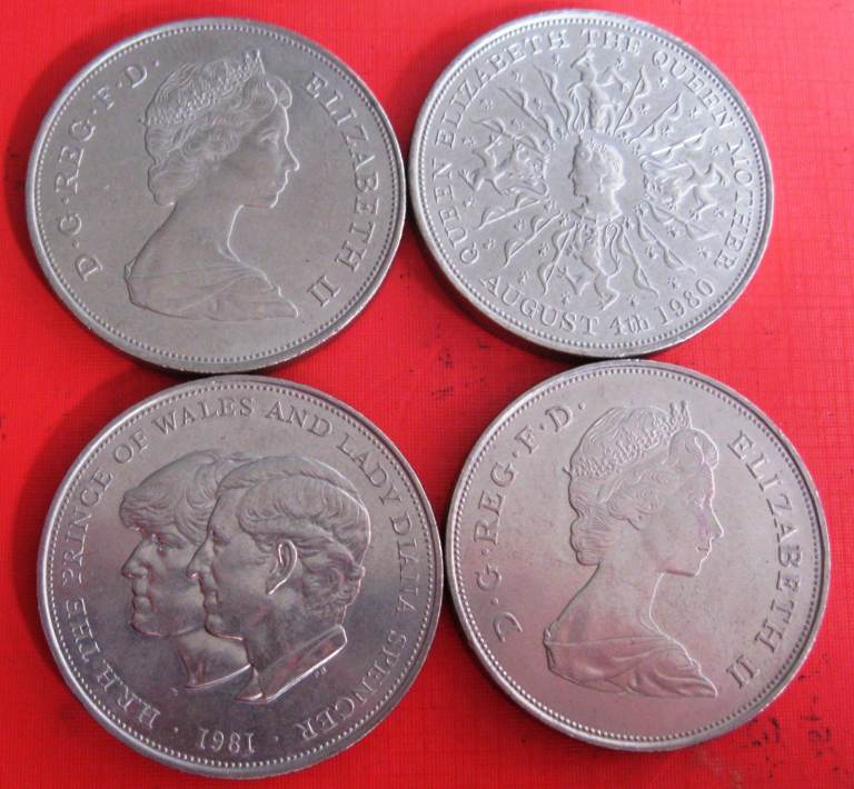 Royal Commemorative Crowns. £1 each