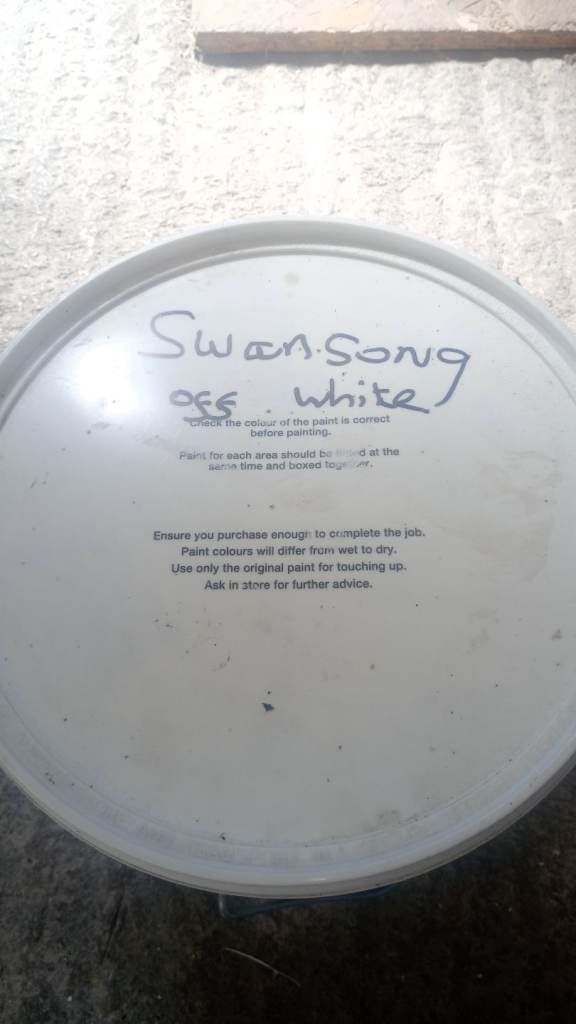 Swan Song Off White Paint – Good Condition