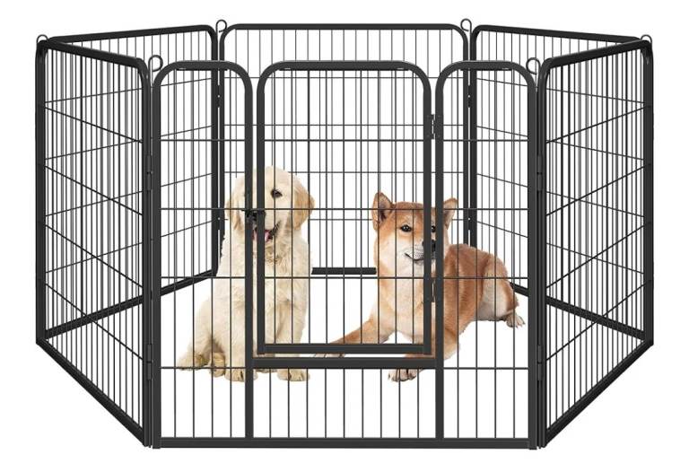 Metal dog playpen 