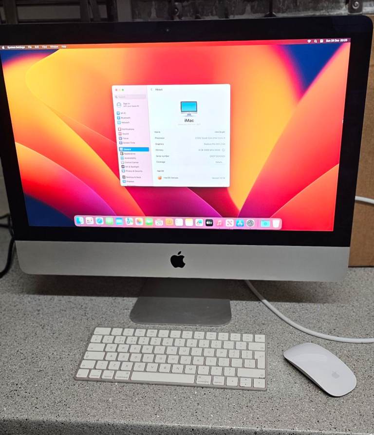 Imac 21.5 retina 4k 2017