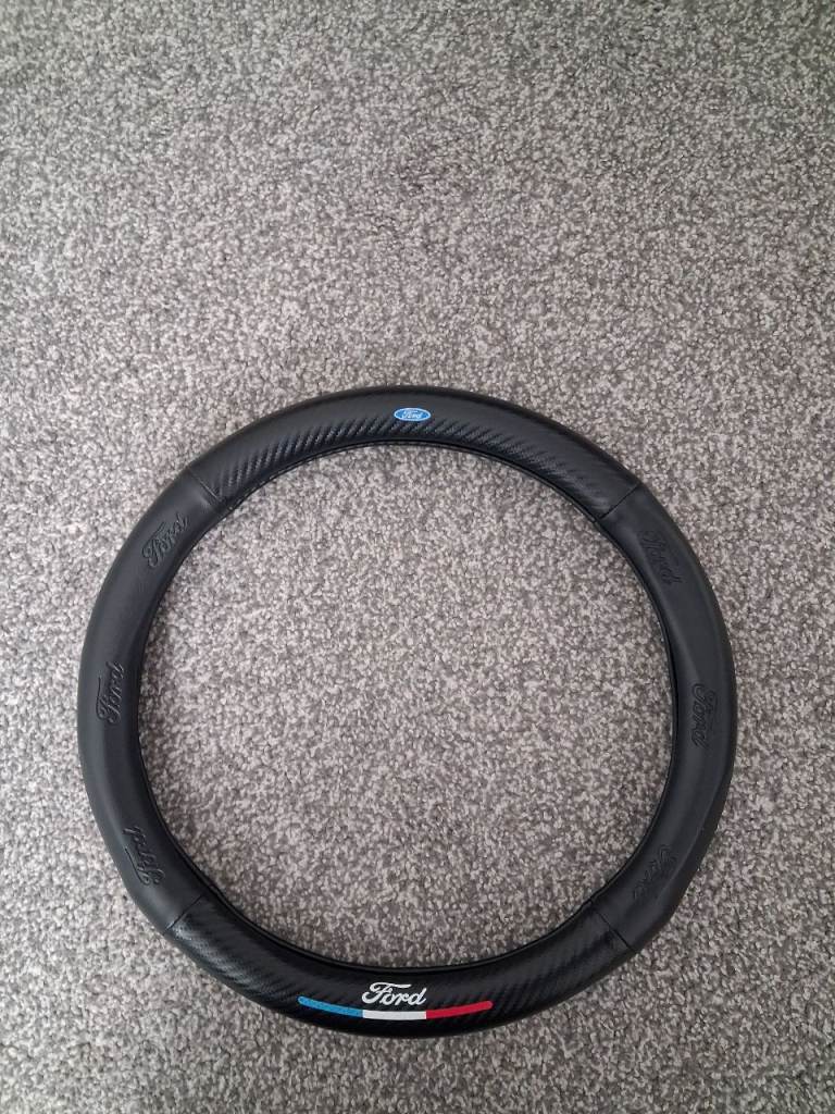 Ford leather steering wheel cover 