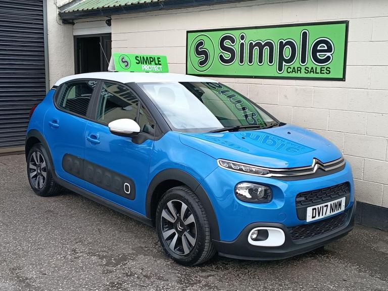 2017 Citroen C3 1.2 PureTech Feel Euro 6 5dr HATCHBACK Petrol Manual